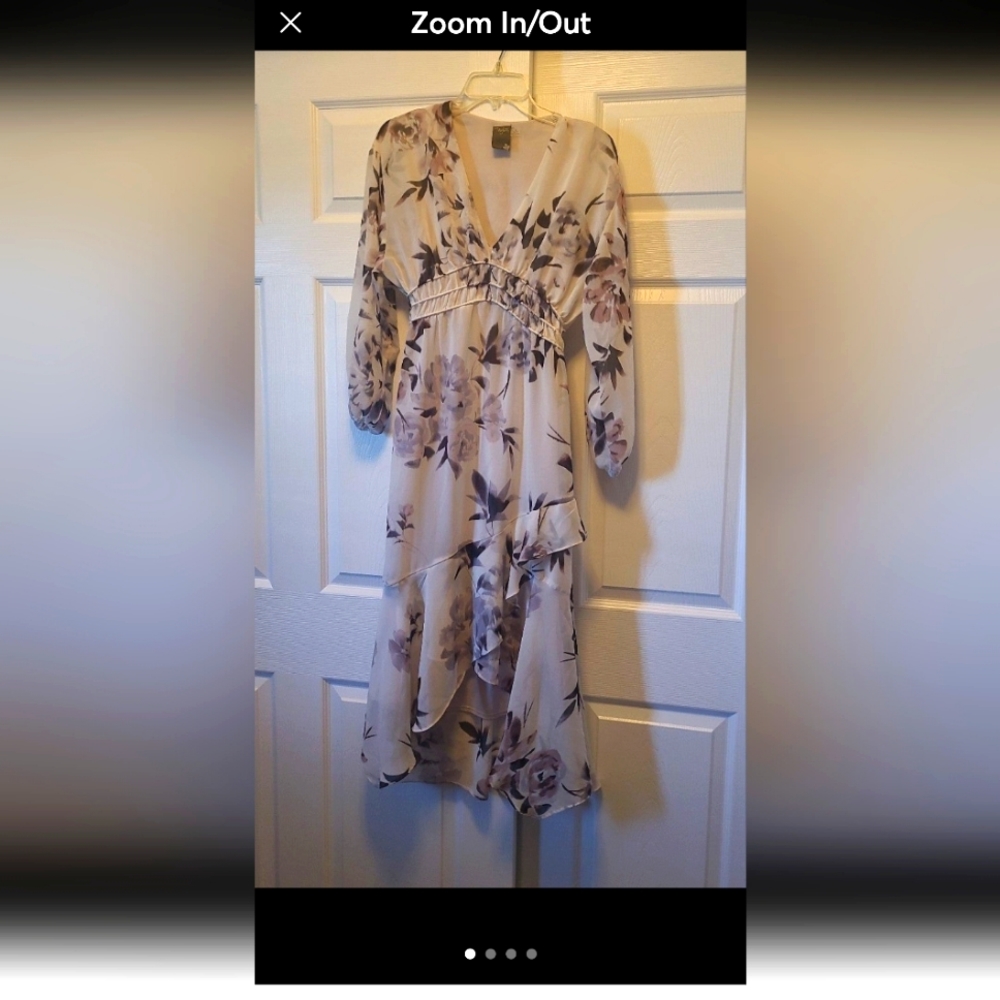 Taylor brand floral maxi dress  size 2
